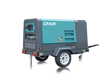 エアコンプレッサーCFAIR CF275MCI-7ディーゼルエンジン駆動